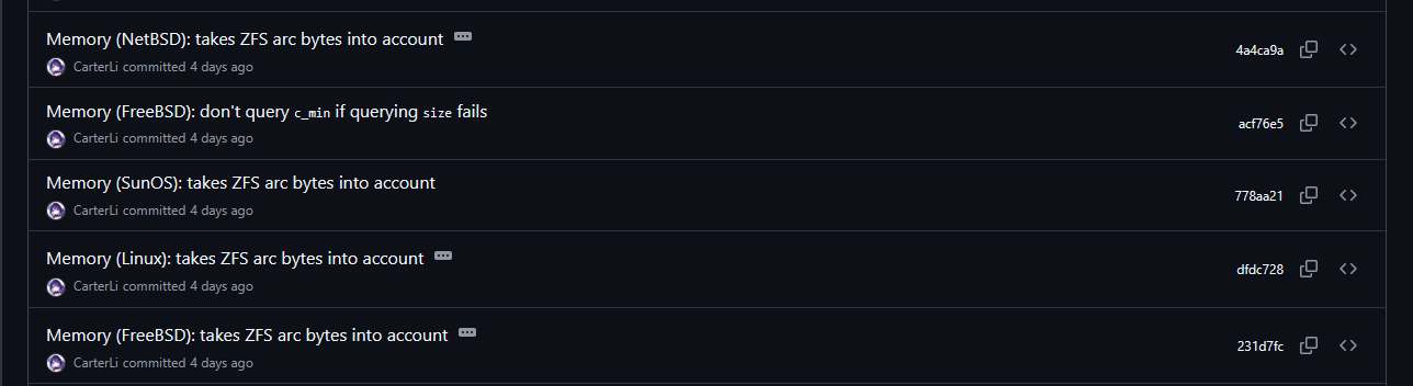 FreeBSD, Linux, SunOS (?) and NetBSD now can detect ARC cache