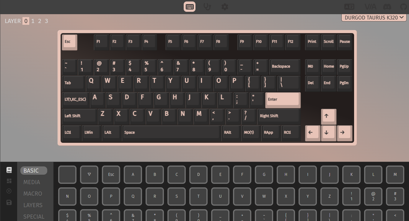 I love the fact that I can just open their website and change anything about my keyboard