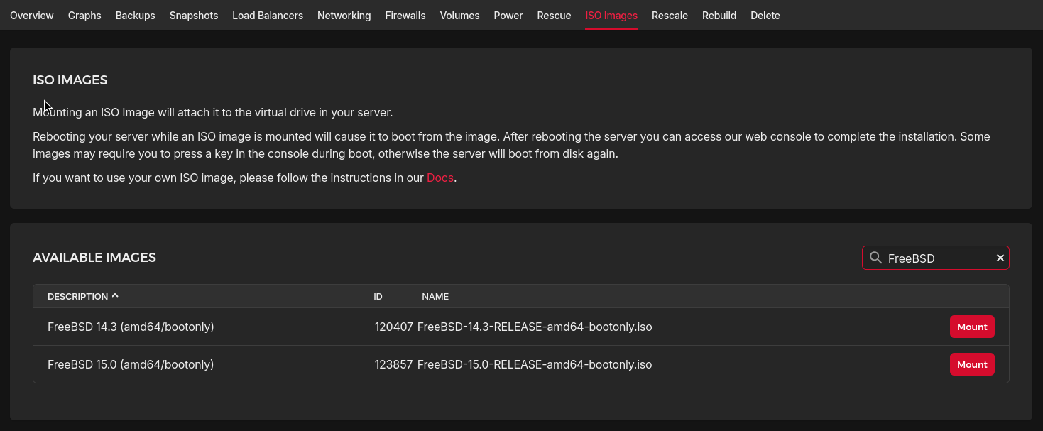 FreeBSD ISO Images available