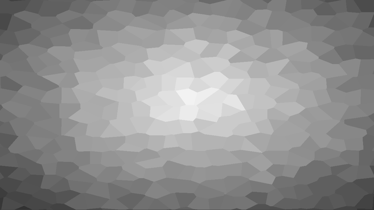 voronoi diagrams in black and white
